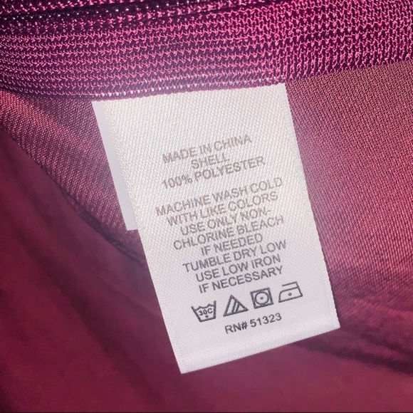 1. State plum peplum surprise 3/4 sleeve blouse burgundy wine size XXL - Picture 10 of 12